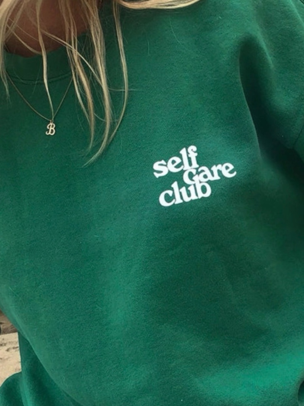 Summer Fridays Green Sweatshirt - M - Picture 2 of 8